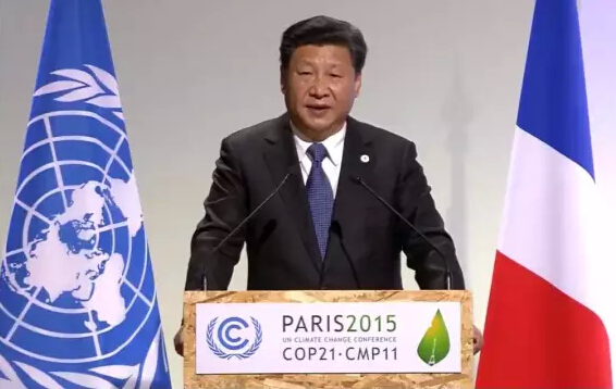 習大大奔巴黎指點世界氣候變化 奧吉娜起宏圖立志中國節(jié)能減排